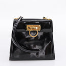 Salvatore Ferragamo Shoulder Bag Leather Canvas 3 Set Black Brown Auth 204276-14