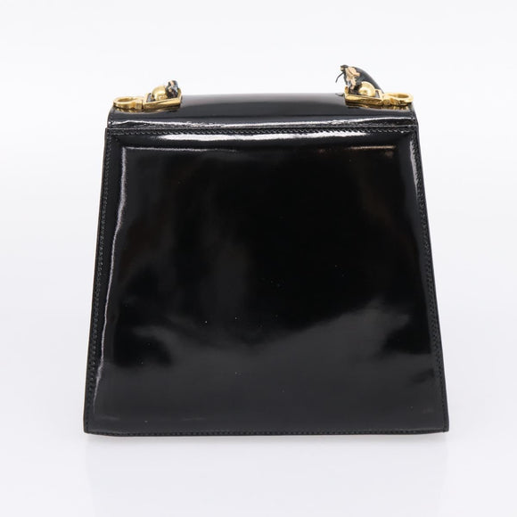 Salvatore Ferragamo Shoulder Bag Leather Canvas 3 Set Black Brown Auth 204276