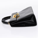 Salvatore Ferragamo Shoulder Bag Leather Canvas 3 Set Black Brown Auth 204276-16