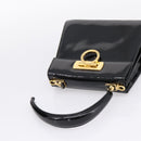 Salvatore Ferragamo Shoulder Bag Leather Canvas 3 Set Black Brown Auth 204276-17