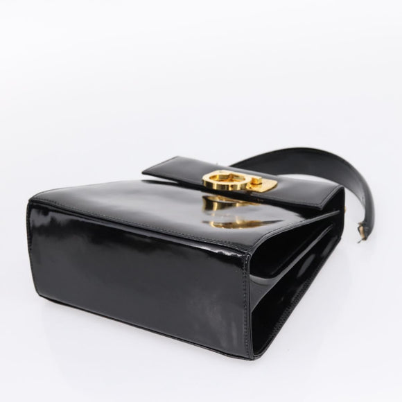 Salvatore Ferragamo Shoulder Bag Leather Canvas 3 Set Black Brown Auth 204276