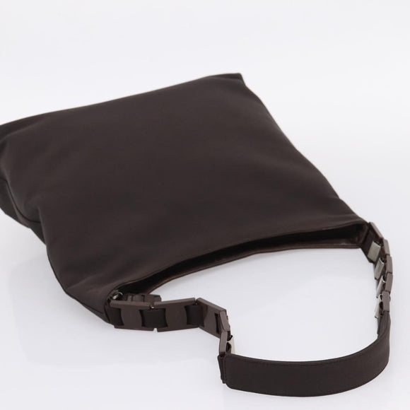 Salvatore Ferragamo Shoulder Bag Leather Canvas 3 Set Black Brown Auth 204276