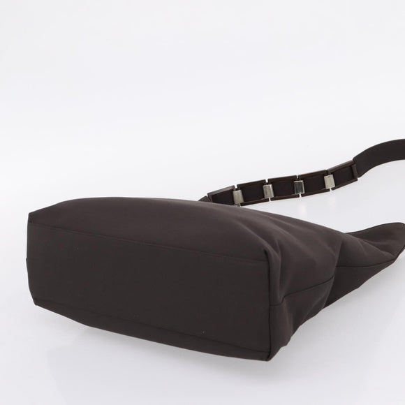 Salvatore Ferragamo Shoulder Bag Leather Canvas 3 Set Black Brown Auth 204276