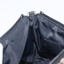 Christian Dior Trotter Canvas Shoulder Bag Black Silver Auth 204279A-21