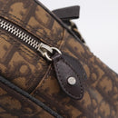 Christian Dior Trotter Romantic Shoulder Bag PVC Brown Silver Auth 204280-15