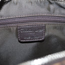 Christian Dior Trotter Romantic Shoulder Bag PVC Brown Silver Auth 204280-16