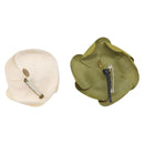 CHANEL Camelia Brooch metal 2 Set White Green CC Auth 204281-3