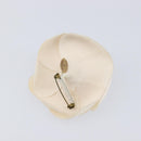 CHANEL Camelia Brooch metal 2 Set White Green CC Auth 204281-5