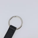 BVLGARI Strap Leather Black Silver Auth 204283A-3