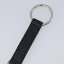 BVLGARI Strap Leather Black Silver Auth 204283A-4