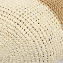 Tory Burch Tote Bag Raffia Beige Gold Tone Auth 204285A-13
