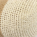 Tory Burch Tote Bag Raffia Beige Gold Tone Auth 204285A-14