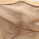 Tory Burch Tote Bag Raffia Beige Gold Tone Auth 204285A-21