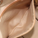 Tory Burch Tote Bag Raffia Beige Gold Tone Auth 204285A-23