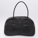 PRADA Shoulder Bag Nylon Leather 5 Set Black Purple Auth 204287-25