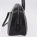 PRADA Shoulder Bag Nylon Leather 5 Set Black Purple Auth 204287-26
