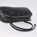 PRADA Shoulder Bag Nylon Leather 5 Set Black Purple Auth 204287-27