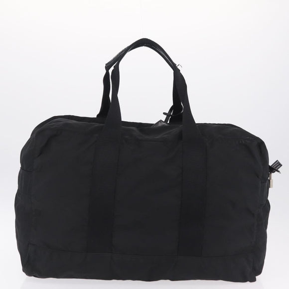 PRADA Shoulder Bag Nylon Leather 5 Set Black Purple Auth 204287