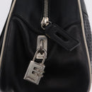 PRADA Shoulder Bag Nylon Leather 5 Set Black Purple Auth 204287-32