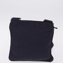 PRADA Shoulder Bag Nylon Leather 5 Set Black Purple Auth 204287-37