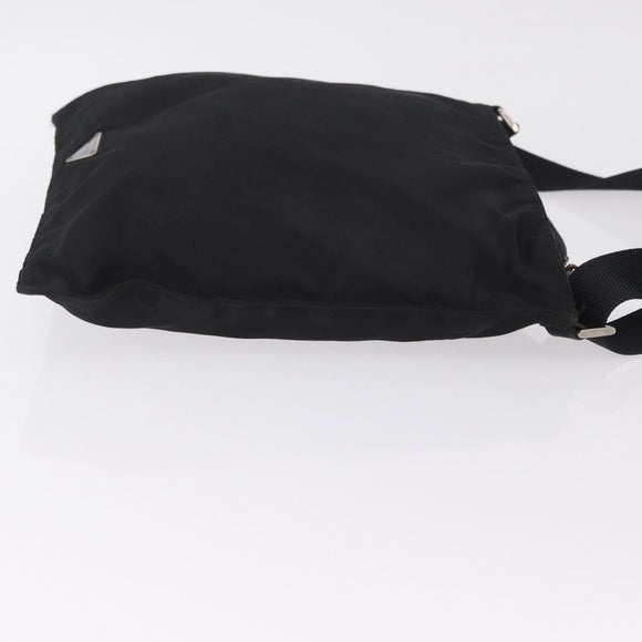 PRADA Shoulder Bag Nylon Leather 5 Set Black Purple Auth 204287