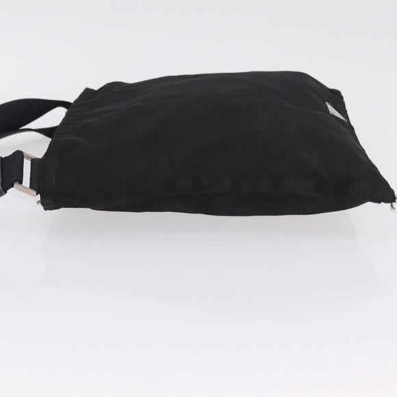 PRADA Shoulder Bag Nylon Leather 5 Set Black Purple Auth 204287