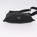 PRADA Shoulder Bag Nylon Leather 5 Set Black Purple Auth 204287-53