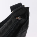PRADA Shoulder Bag Nylon Leather 5 Set Black Purple Auth 204287-56