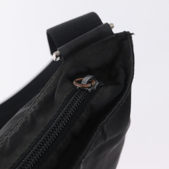 PRADA Shoulder Bag Nylon Leather 5 Set Black Purple Auth 204287