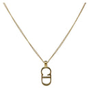 Christian Dior Necklace metal Gold Auth 204290-1