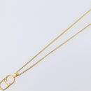 Christian Dior Necklace metal Gold Auth 204290-11