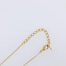 Christian Dior Necklace metal Gold Auth 204290-14