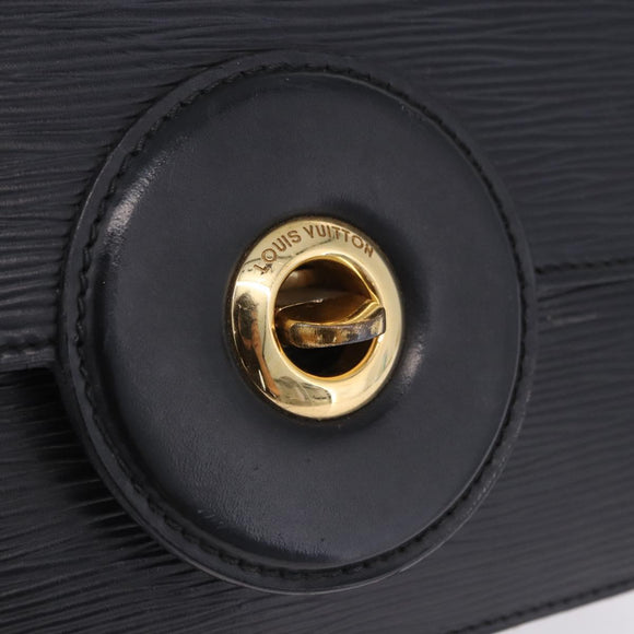 LOUIS VUITTON Epi Free Run Shoulder Bag Black M52402 LV Auth 204301