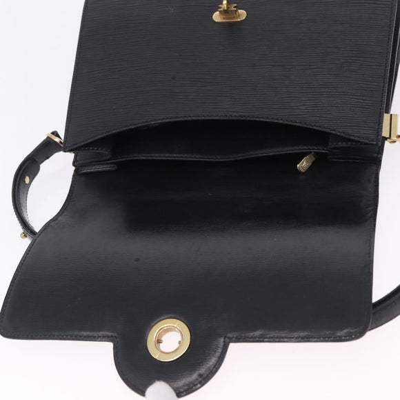 LOUIS VUITTON Epi Free Run Shoulder Bag Black M52402 LV Auth 204301