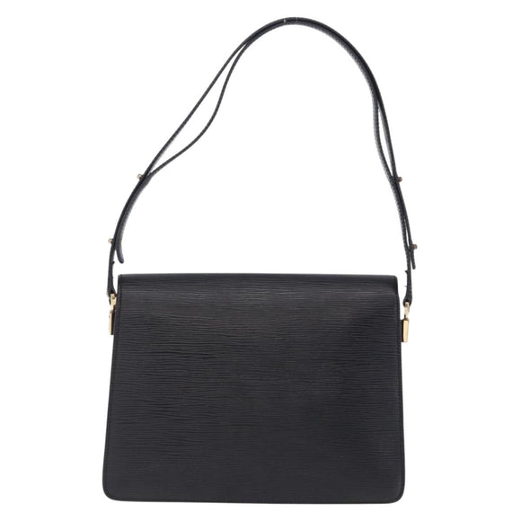 LOUIS VUITTON Epi Free Run Shoulder Bag Black M52402 LV Auth 204301