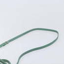 Miu Miu Matelasse Arkady Hand Bag Leather 2way Green Gold Auth 204302SAM-15