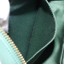 Miu Miu Matelasse Arkady Hand Bag Leather 2way Green Gold Auth 204302SAM-29
