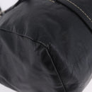 Miu Miu Hand Bag Vitellolux Black Silver Auth 204305A-15