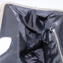 Miu Miu Hand Bag Vitellolux Black Silver Auth 204305A-23