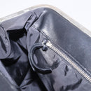 Miu Miu Hand Bag Vitellolux Black Silver Auth 204305A-24