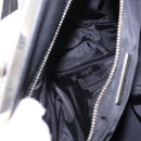 Miu Miu Hand Bag Vitellolux Black Silver Auth 204305A-25