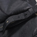 Miu Miu Hand Bag Vitellolux Black Silver Auth 204305A-11