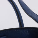 Miu Miu Hand Bag Vitellolux 2way Blue Silver Auth 204308A-20