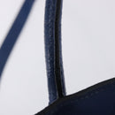 Miu Miu Hand Bag Vitellolux 2way Blue Silver Auth 204308A-21
