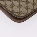 GUCCI GG Supreme Shoulder Bag PVC Leather Beige Gold 904 23 025 Auth 204309-14
