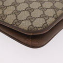 GUCCI GG Supreme Shoulder Bag PVC Leather Beige Gold 904 23 025 Auth 204309-17