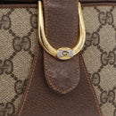 GUCCI GG Supreme Shoulder Bag PVC Leather Beige Gold 904 23 025 Auth 204309-18