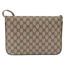 GUCCI GG Supreme Shoulder Bag PVC Leather Beige Gold 904 23 025 Auth 204309-2
