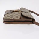 GUCCI GG Supreme Shoulder Bag PVC Leather Beige Gold 904 23 025 Auth 204309-3