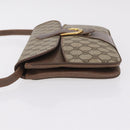 GUCCI GG Supreme Shoulder Bag PVC Leather Beige Gold 904 23 025 Auth 204309-4